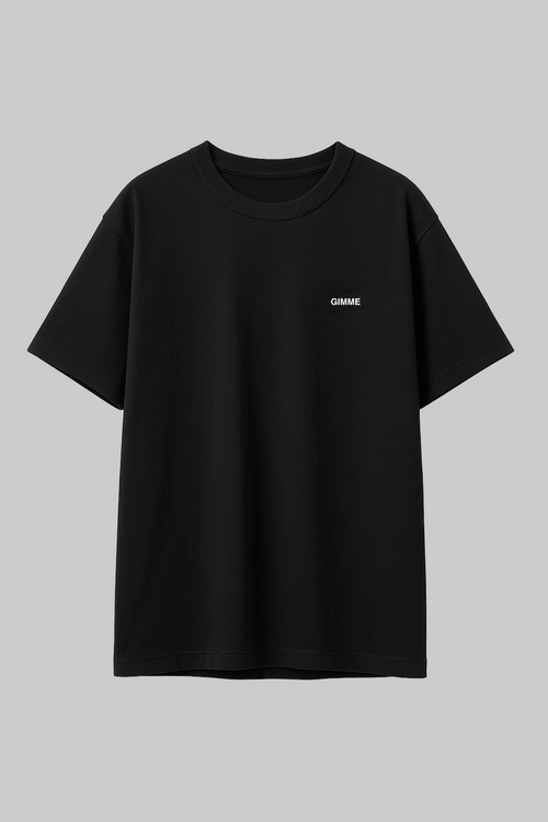 BASIC x GIMME Black T-shirt