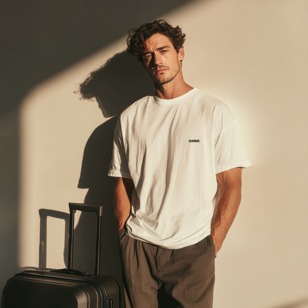 BASIC x GIMME White T-shirt